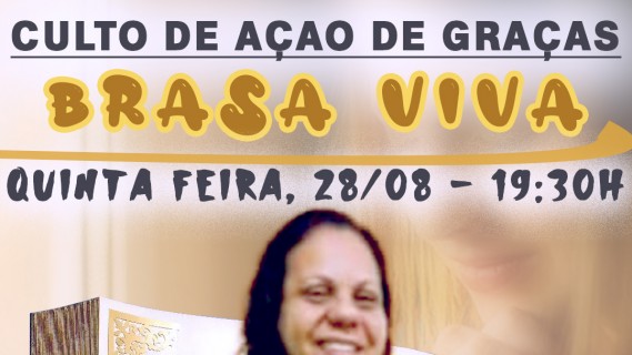 CULTO DE AÇÃO DE GRAÇAS